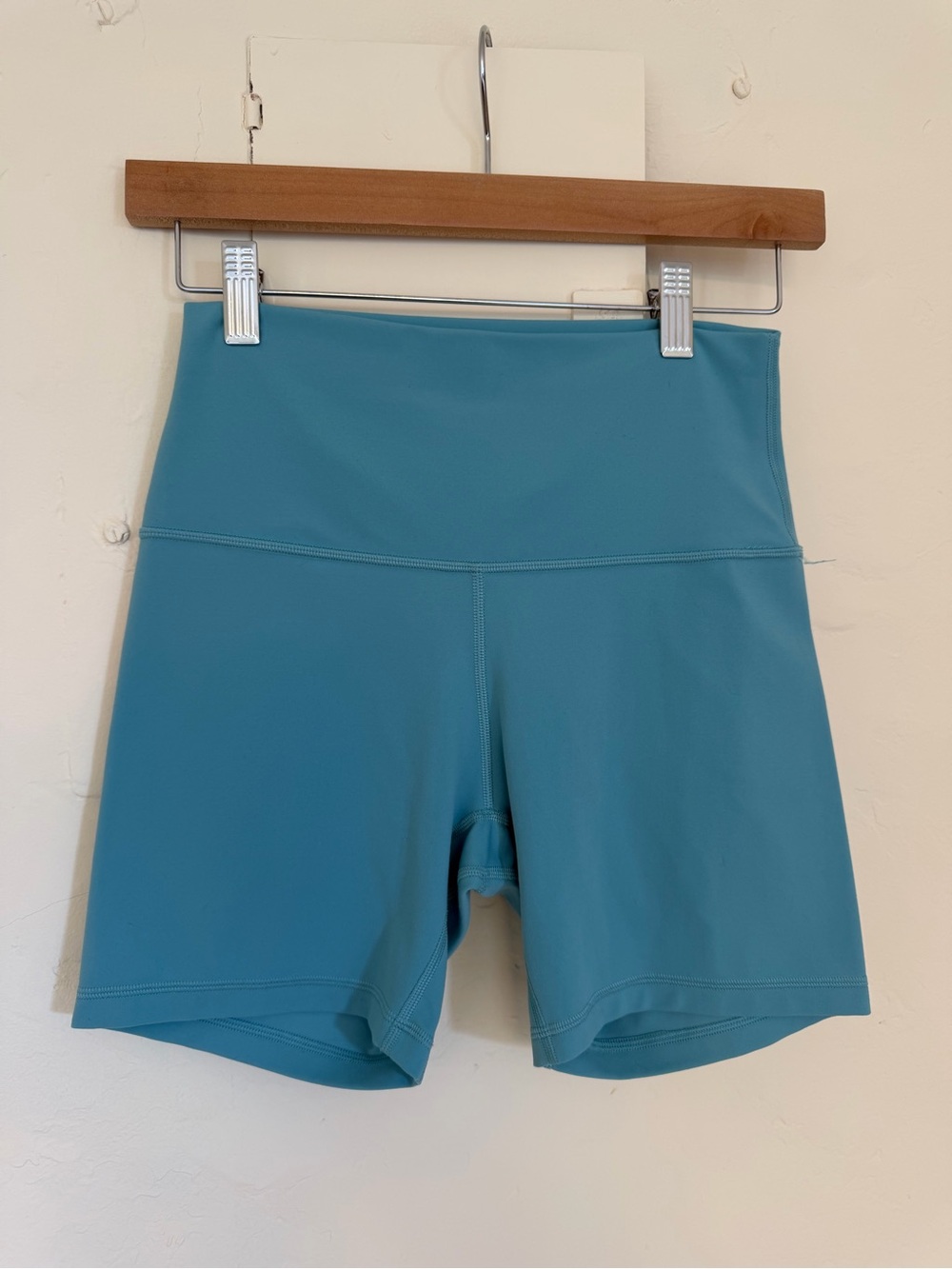 lululemon athletica Teal High-Rise Bike Shorts
